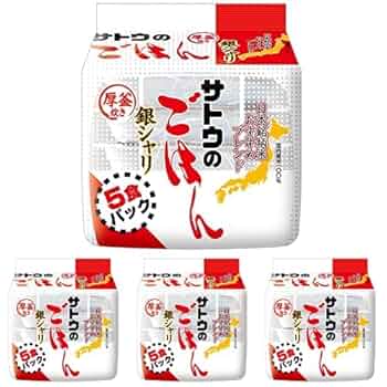 Amazon.co.jp: サトウのごはん 銀シャリ 200g 5食×4セット